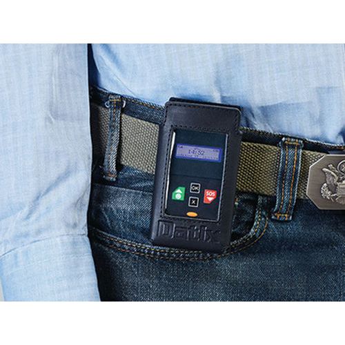 Custodia in pelle da cintura per DATIX NANO (necessaria per,