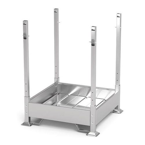 Telaio Porta Big Bag Regolabile Montato Zincato,