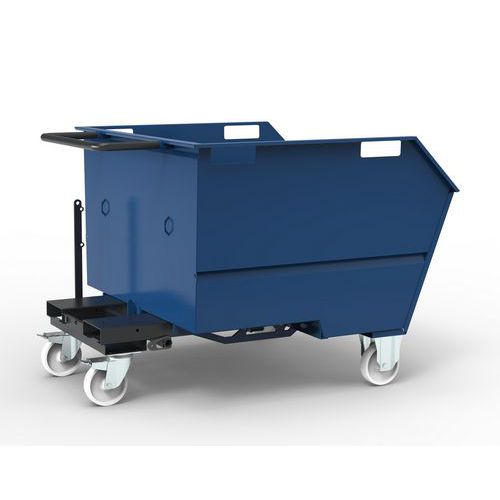 Benna Porta Rottami 750L Montata Blu RAL 5010,