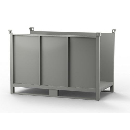 Pedana Porta Stoffe 1500X800X800+120+60 Grigio RAL 7000,