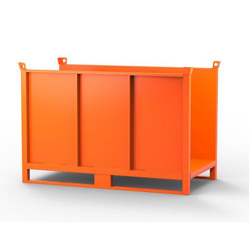 Pedana Porta Stoffe 1500X800X800+120+60 Arancio RAL 2004,