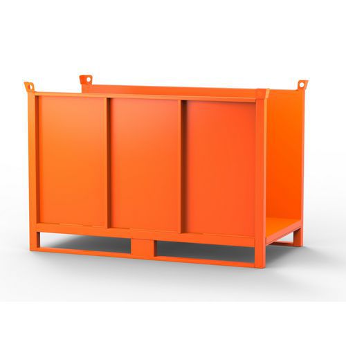 Pedana Porta Stoffe 1500X1000X800+120+60 Arancio RAL 2004,