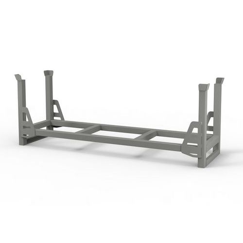 Pallet Porta Barre 2000X560X500+120+60 Grigio RAL 7000,