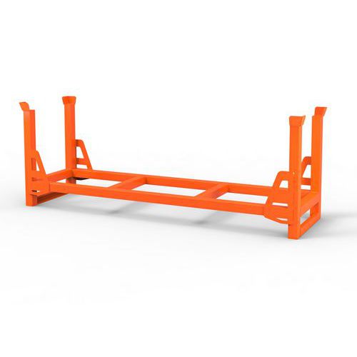 Pallet Porta Barre 2000X560X500+120+60 Arancio RAL 2004,