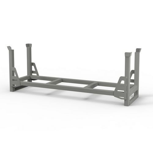 Pallet Porta Barre 3000X560X500+120+60 Grigio RAL 7000,