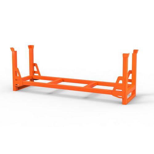 Pallet Porta Barre 3000X560X500+120+60 Arancio RAL 2004,