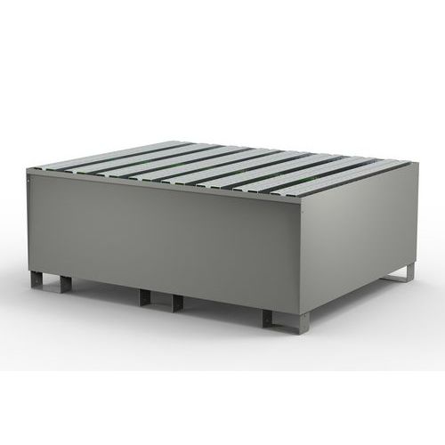 Vasca con Doghe 1000 L per 1 Cisterna Grigio RAL 7000,