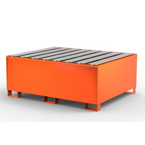 Vasca con Doghe 1000 L per 1 Cisterna Arancione RAL 2004,