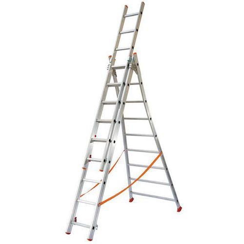 Scala trasformabile a base svasata ATLANTA-3 piani m 2,30,