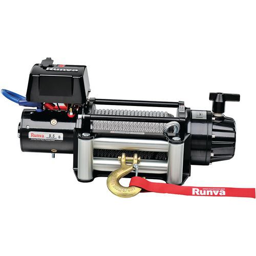 Argano elettrico per veicoli 12 V - Portata 4309 kg - Huchez,