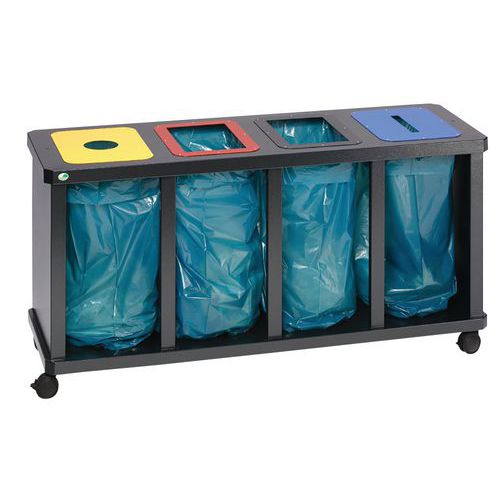 Stazione raccolta differenz quadrupla anello serraggio 110L,