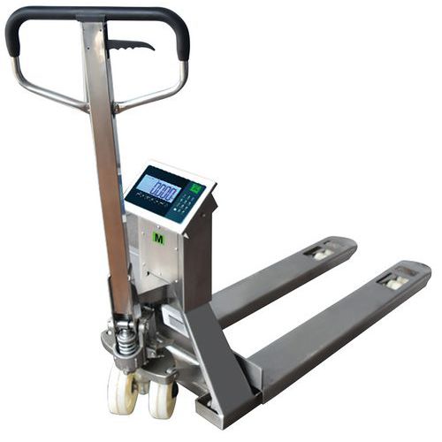 Transpallet pesatore inox - Portata 2000 kg -B3C,