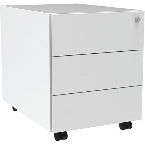 Cassettiera mobile 3 cassetti - Bianca,