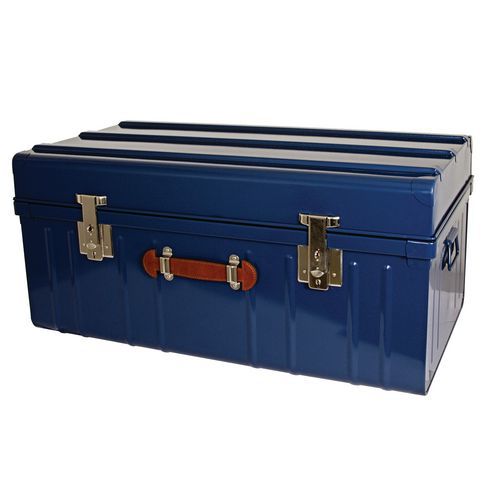 Cassetta grande capacità con coperchio bombato - 160L - Blu,