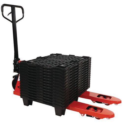 Transpallet manuale 2,5 T+15 pallet 800mm-Manutan Expert,