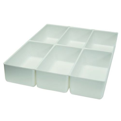 Divisori fessurati 6 scomparti per modulo XM,