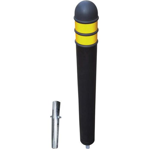 Paletto stradale indeformabile per pavimento in terreno,