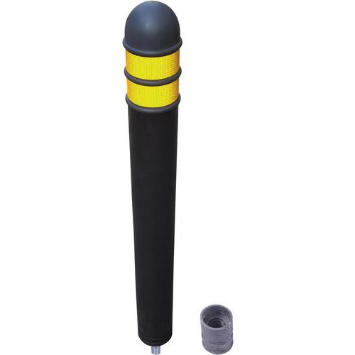 Paletto stradale indeformabile per pavimento in cemento,