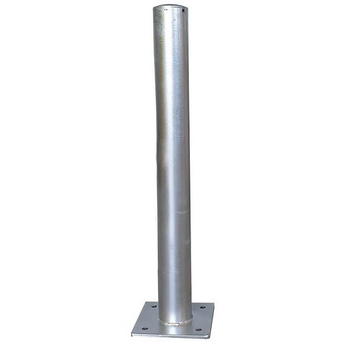 Paletto di protezione con piastrina - Galvanizzato,