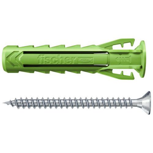 Tassello SX Plus Green - Ø 8x40 S con vite,