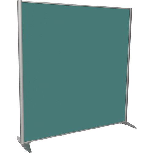 Parete divisoria KP+ tessuto blu laguna prof arg A160xL163,