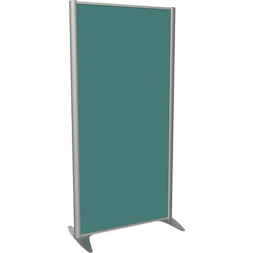 Parete divisoria KP+ tessuto blu laguna prof arg A160xL81,