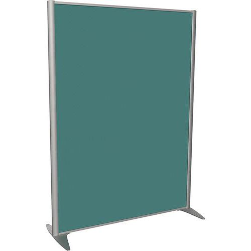 Parete divisoria KP+ tessuto blu laguna prof arg H160xL122,