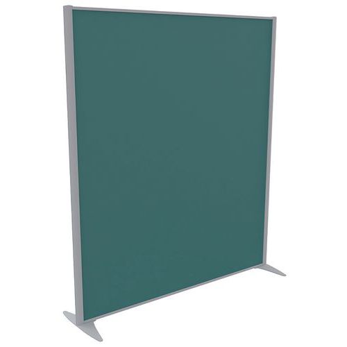 Parete divisoria KP+ tessuto blu laguna prof arg H180xL163,