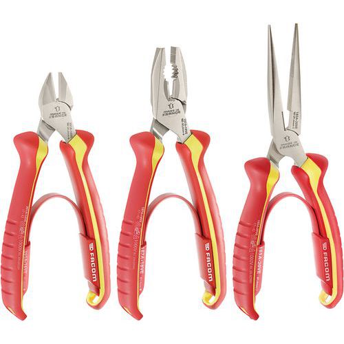 Set di 3 pinze isolate 1000v,