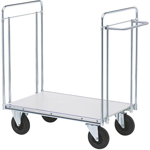 Carrello con piattaforma 400 MOD55 1600X800 2 montanti,