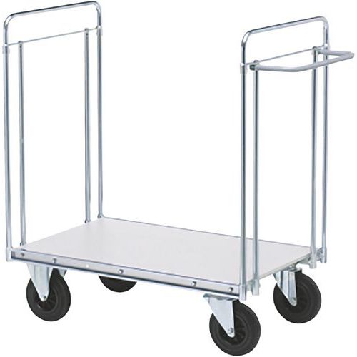 Carrello con piattaforma 400 MOD55 800X520 2 montanti,