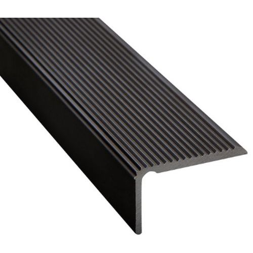 Angolare gradino nero 33x20mm l33a 3m,