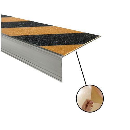 Profilo gradino largo 100 mm fotolum ades int - l 3000mm,