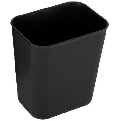 Cestino per rifiuti rettangolare - 6,6L - Nero - Probbax,