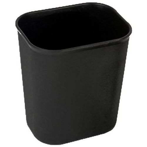 Cestino per rifiuti rettangolare - 13,2L - Nero - Probbax,
