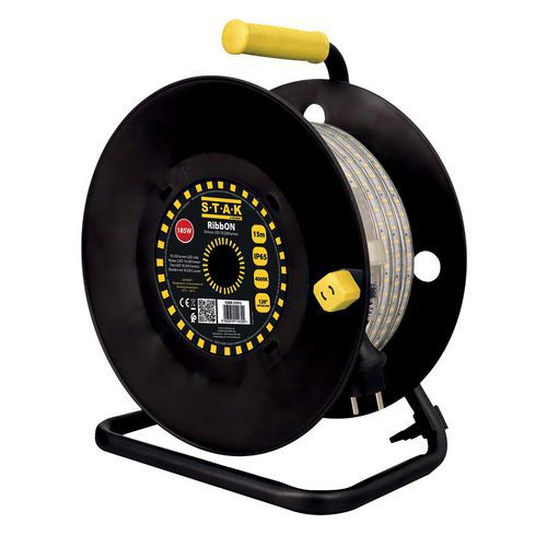 Nastro 15m: striscia led IP65 19000 lumen Con avvolgitore,