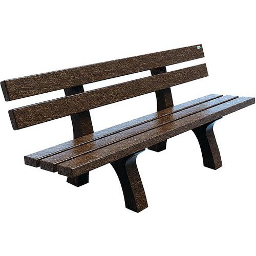 KESSER® Panca da giardino polyrattan 2 posti resistente alle intemperie