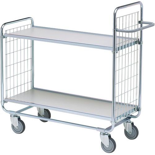 Carrello a 2 ripiani 1000x425 mm - Portata 200 kg,