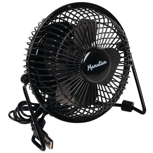 Ventilatore da tavolo con supporto metallico,