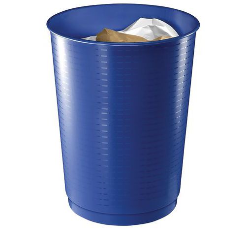 Cestino per rifiuti blu cobalto - 40 L,