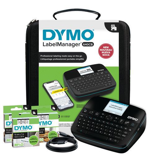 Kit etichettatr LabelManager® Executive LM640 CB Azerty-Dymo,