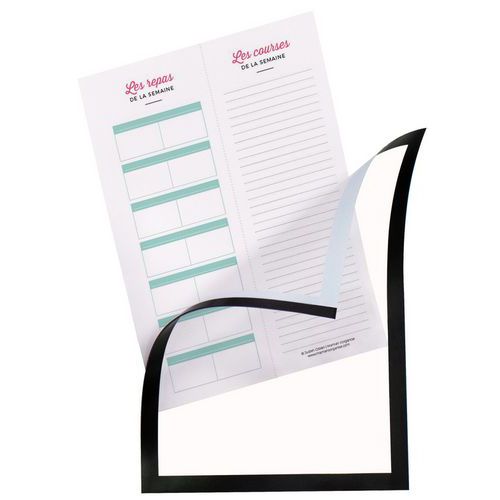 Cornice magnetica per affissione Magneto Pro - A4 nero,