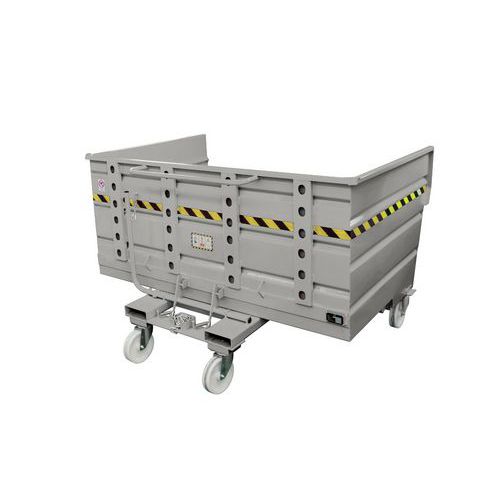 Porta Rottami 2040L Grigio 1550X980 GRIGIO,