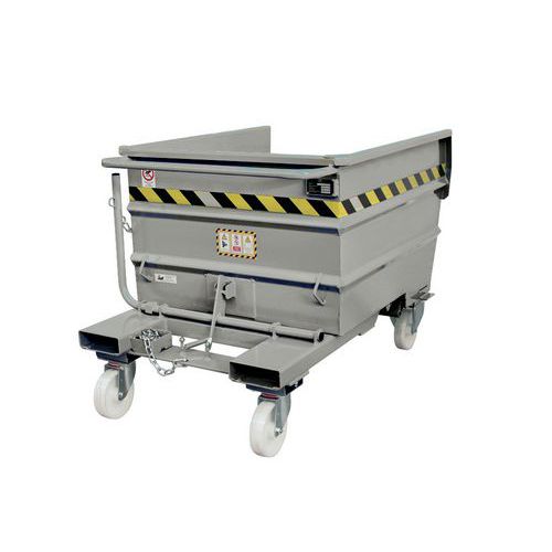 Porta Rottami 490L Grigio 920X910 GRIGIO,