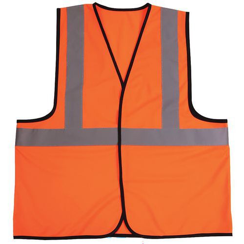 Gilet alta visibilità arancione taglia M - Manutan,