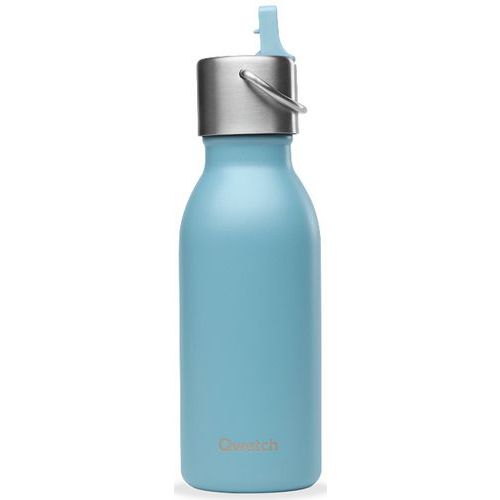Borraccia termica Blu in acciaio - Qwetch Active 350 mL,
