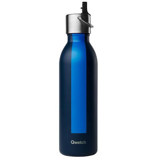 Bottiglia isotermica blu marino - Qwetch Active 600mL,