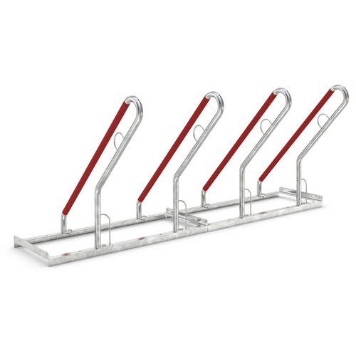 Portabiciclette in acciaio galvanizzato XBF 4 posti,