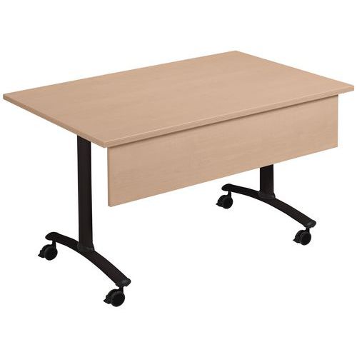 Tavolo pieghevole Axe laminato+pdf 68x68cm faggio/antr,