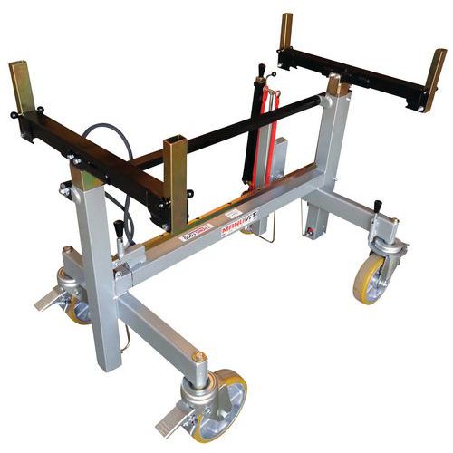 Carrello per carichi ingombranti a geometria variabile 1000 kg,